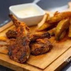 Lamb ribs suya